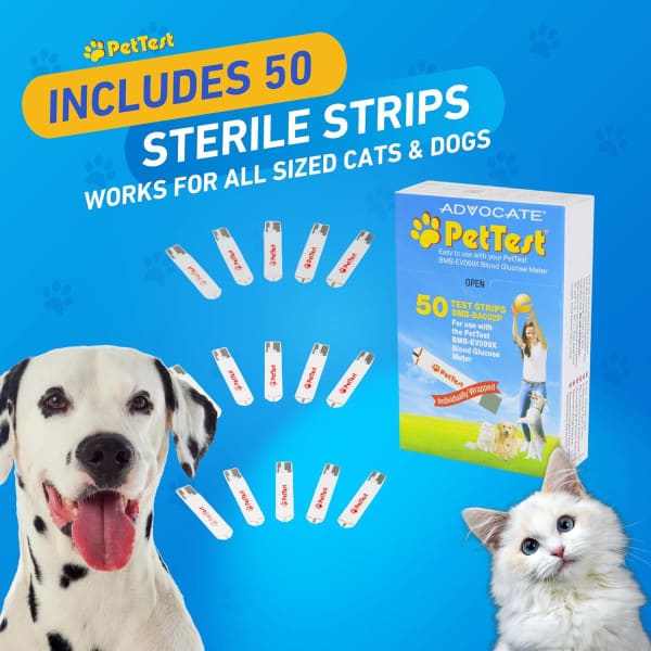 Packs of 50 PetTest strips